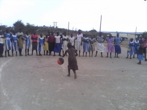 In two weeks the new basketballs should arrive via our friends from Children's Heritage Foundation
